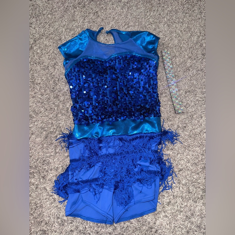 MC weissman fringe and sequins costume